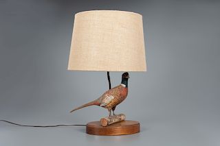 Pheasant Lamp, James Joseph Ahearn (1904-1963)