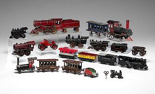 Cast Iron and Tin Toy Trains 