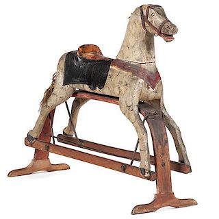 Paint-Decorated Hobby Horse 
