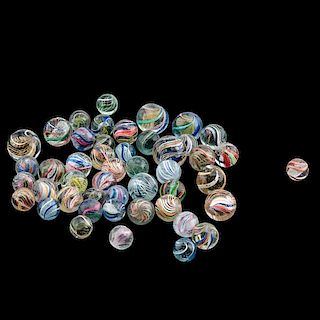 Handmade Swirl Marbles 