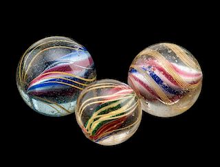 Solid Core Swirl Marbles 