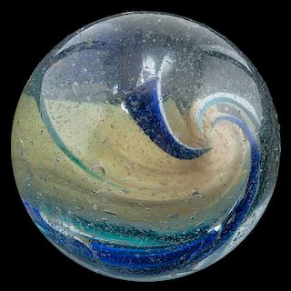 Tinted Divided Core Swirl Marble, 1.75 in. 