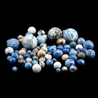Blue Bennington Marbles 