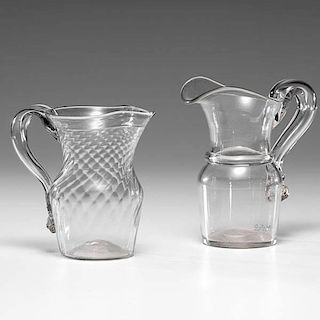 Early Pittsburgh Glass Pitchers 