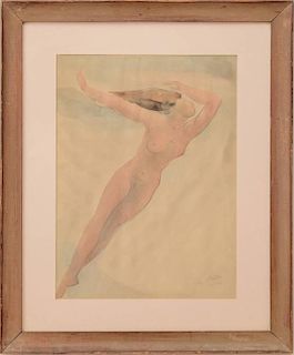 ATTRIBUTED TO AUGUSTE RODIN (1840-1917): FIGURE
