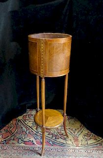 REGENCY STYLE INLAID PLANT STAND 