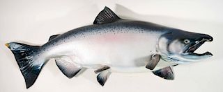 Large Taxidermy of Alaskan King Salmon