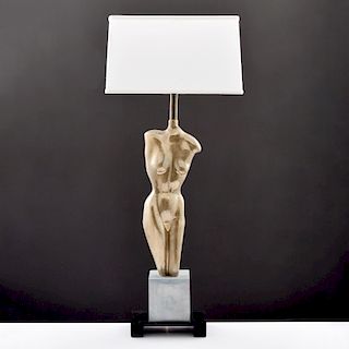 Figural Lamp, Female Nude Form