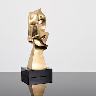 Large Seymour Meyer Bronze Abstract Sculpture