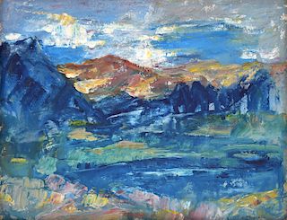 Constantine Pougialis Painting, Landscape