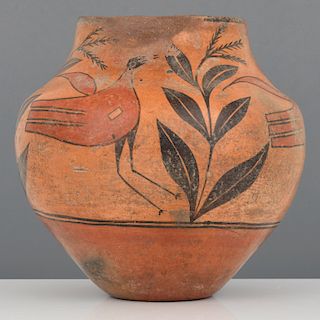 Zia Historic Native American Pictorial Jar/Pot