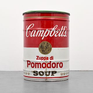 Studio Simon "Omaggio a Andy Warhol" Soup Can Stool