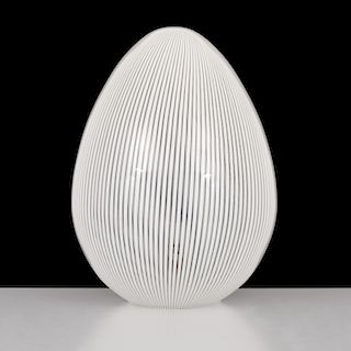 Large Vetri Murano Egg Lamp