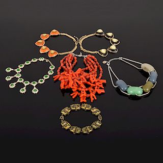 Large "Pono" Statement Necklace & 5 Runway Necklaces