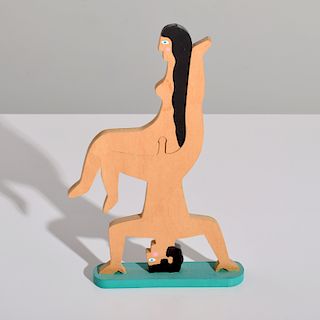William Accorsi Erotic Puzzle Sculpture, Headstand