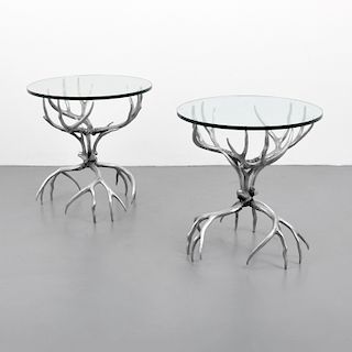 Pair of Arthur Court Occasional Tables