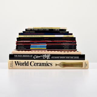 24 Ceramics Reference Books/Catalogs: Clarice Cliff, Susie Cooper, 20th Century Ceramics