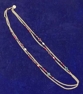 1984 CHANEL RUNWAY NECKLACE