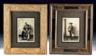 2 Framed Mexican Photographs - Mariachi, 1920s