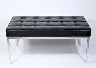 Knoll Barcelona Leather Bench