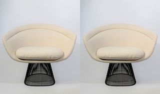 Pair of Knoll- Platner Collection Lounge Chairs