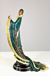 Erte (1892-1990) Bronze Sculpture "Femme de Luxe"
