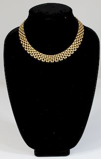 Italian 14k Yellow Gold Chain Ladies Necklace 48G