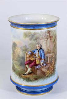 French Hand Painted Sevres Vase
