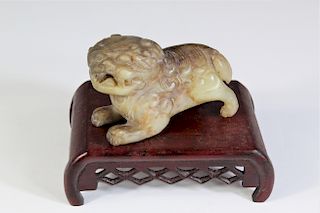 Early Chinese Jade Qilin Dragon