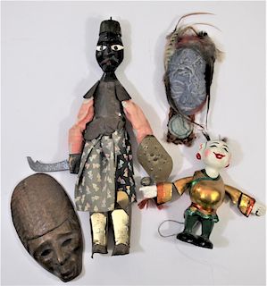 4 Misc Puppets/Masks