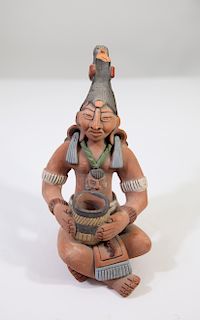 Vintage Rep. Aut Inah Mexican Pottery Sculpture