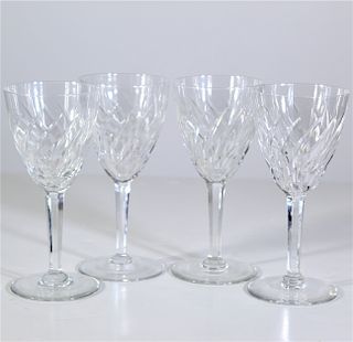 Four Crystal Glasses