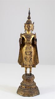 Tibetan Gilt Bronze Goddess