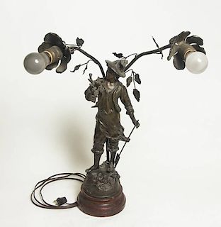 Spelter Lamp