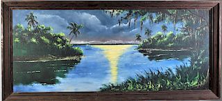 R Duncan O/B In the Style of Florida Highwaymen
