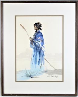 Paul Kuo (1933 - NA) Tokyo, Watercolor