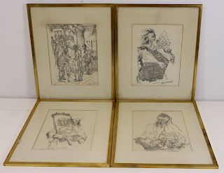 4 Seymour Rosenthal Pencil Signed & Numbered