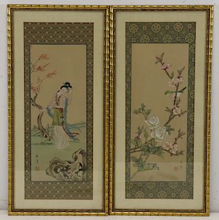 2 Framed Japanese Prints.