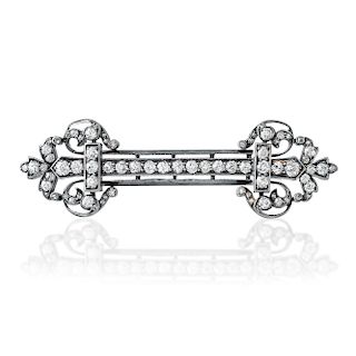 Tiffany & Co. Antique Diamond Bar Pin