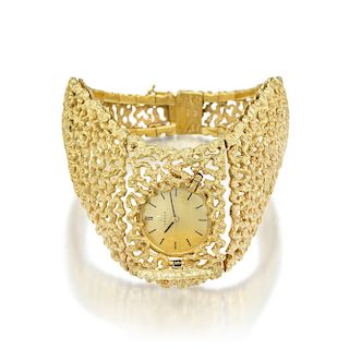 Omega Bracelet Watch in 18K Gold