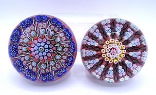 2 PERTHSHIRE PAPER WEIGHTS