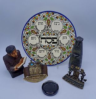 TRAY LOT JUDAICA LARGEST