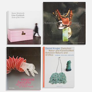 collection of four monographs on contemporary jewelry designers
