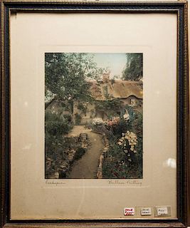 Wallace Nutting Hand Colored Print