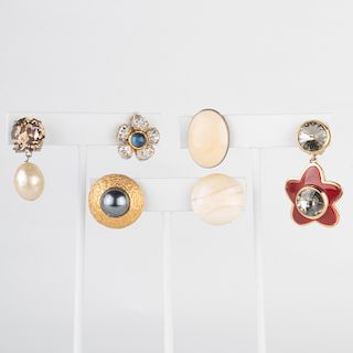 Miscellaneous Group of Six Earclips