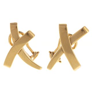 A Pair of Tiffany & Co. Picasso Earrings in 18K