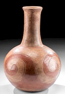 Chavin Bichrome Vase with Spirals