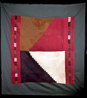 Large Huari Polychrome Textile Fertility Panel