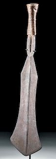 Early 20th C. African Poto Iron Short Sword - Ifangbwa