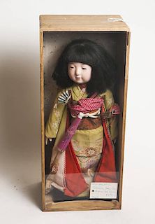 Japanese Doll in Case